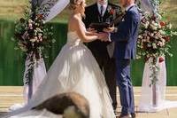 Wedding on the dock