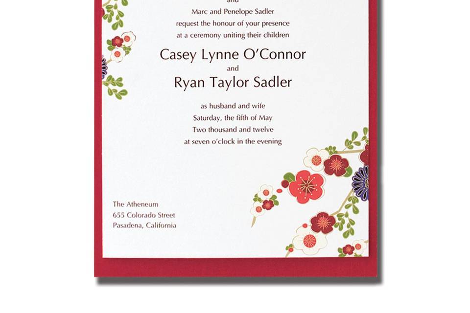 First Love Wedding Invitations
AV1048
You'll love this adorable square invitation with your names printed below a black and white image depicting first love. Your invitation wording is centered inside an embossed beveled frame.
http://www.theamericanwedding.com/shopping/prod_detail/main.asp-pid-5948