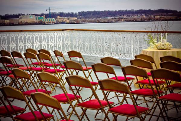 Wedding ceremony setup