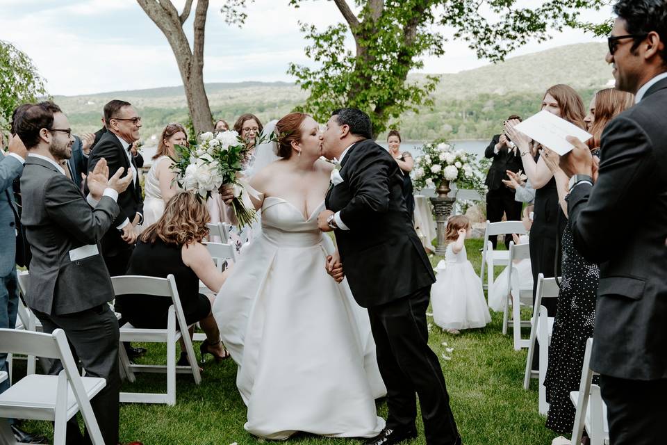 Walking down the aisle