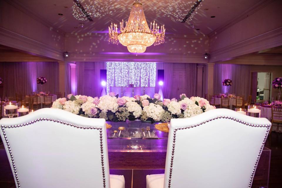 Purple and Gold Themed Event