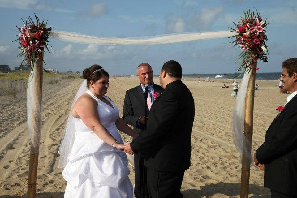 Vows on the sand