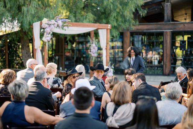 Parking lot wedding