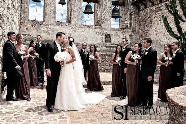 wedding group portrait.