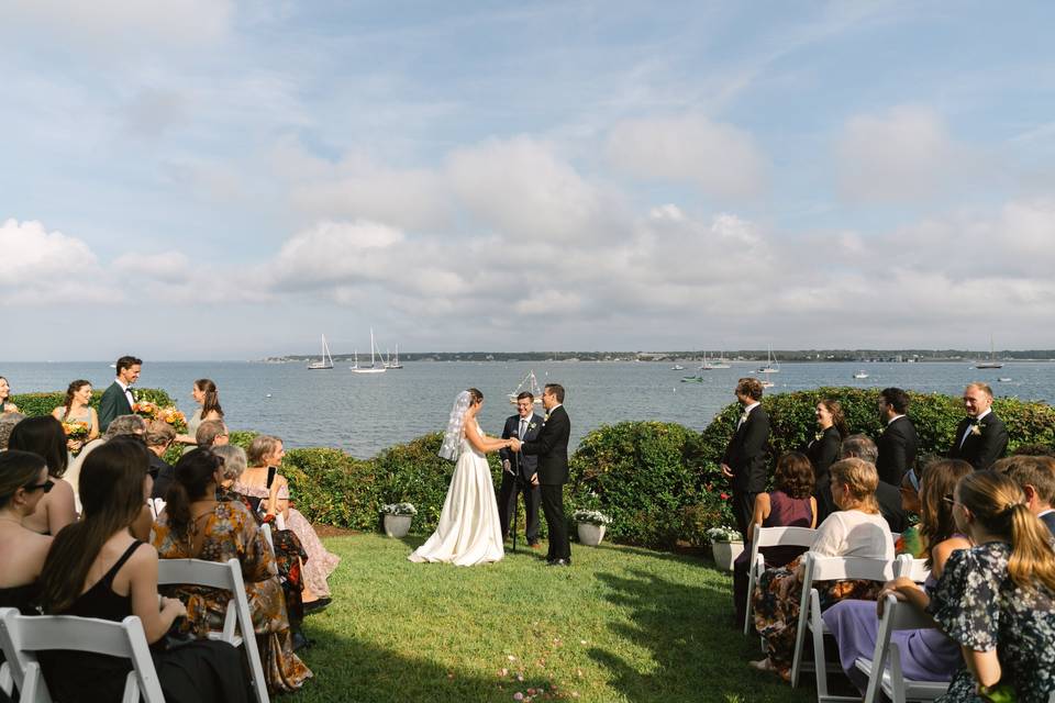 Waterfront Wedding Ceremony
