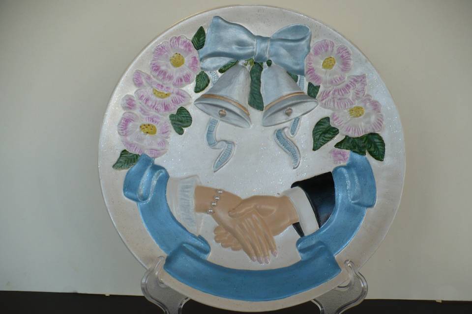 Wedding Hands Plate