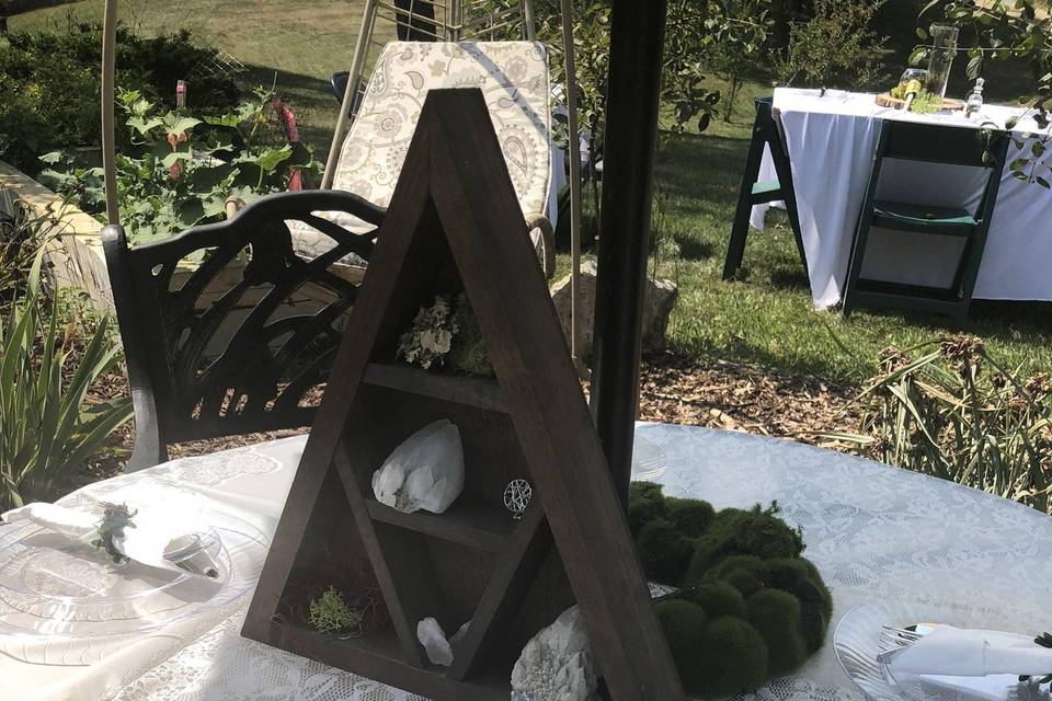 Fairy garden tablescape.