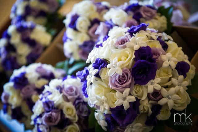 Purples and whites