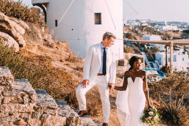 Couple by the lighthouse