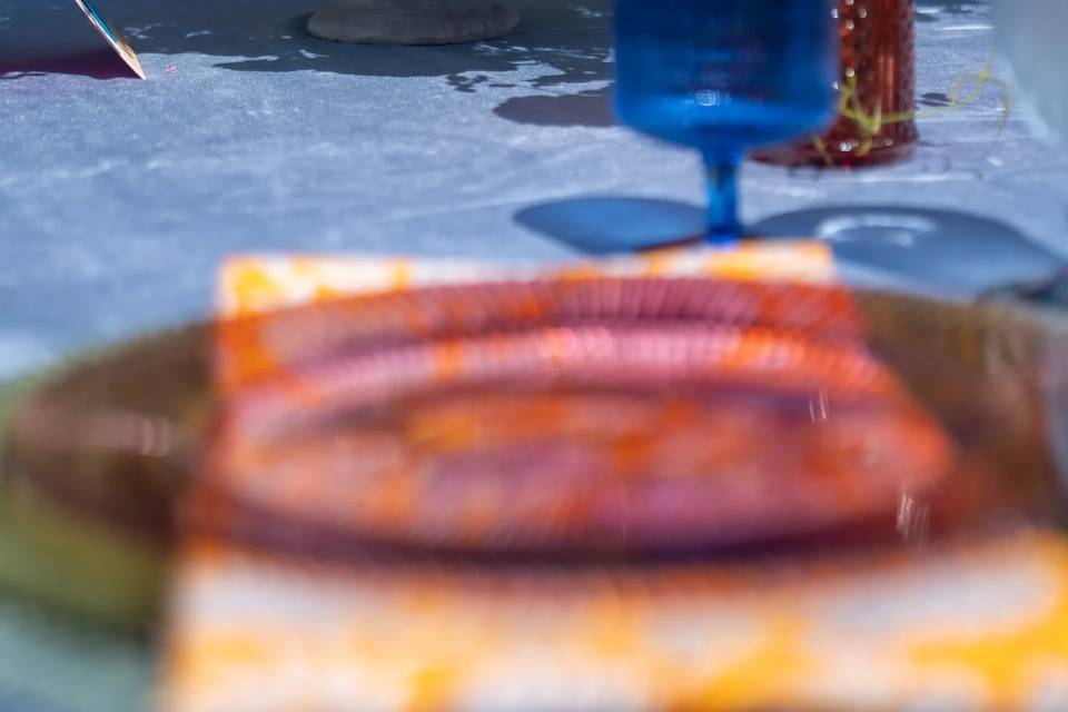 Colorful wedding
