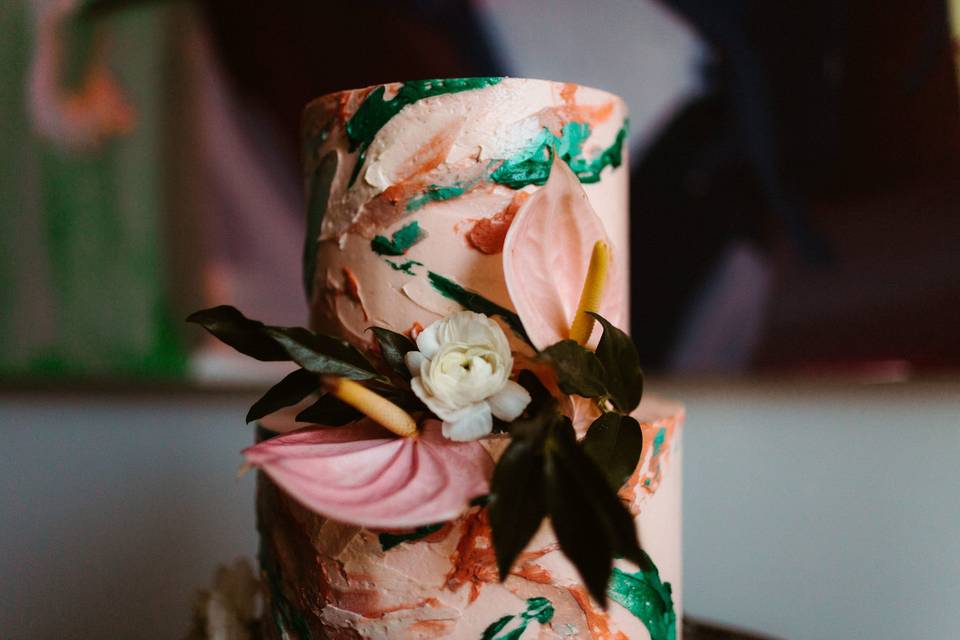 Custom Painted Cake