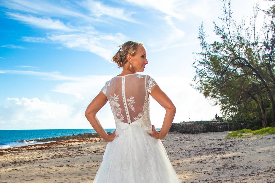 Beachy bride