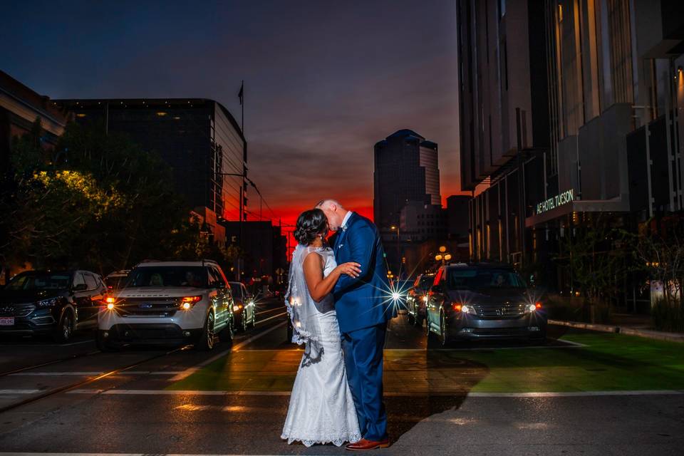 Bride & Groom Tucson Downtown