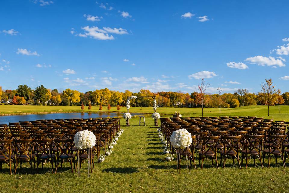 Ceremony set up
