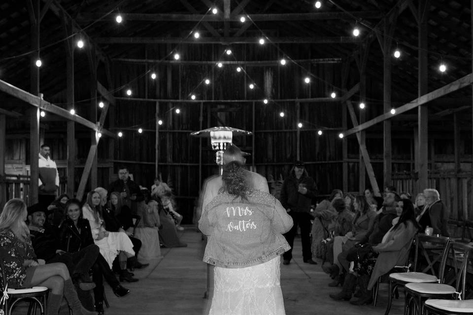 Barn With Starry Lights