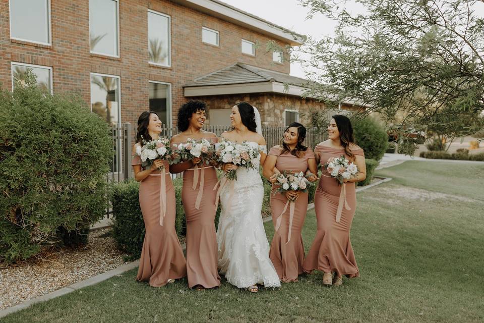 Bridesmaids & Bride