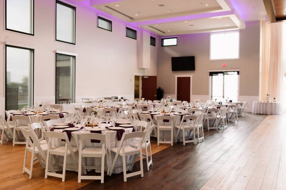 Tables for wedding reception