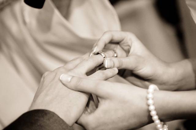 With this ring