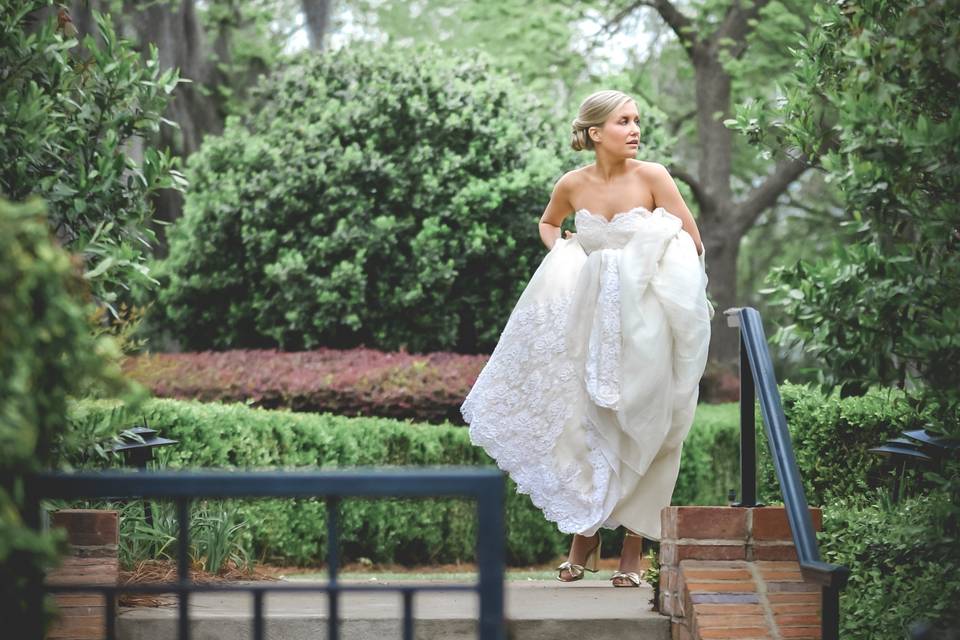 Bride in Garden