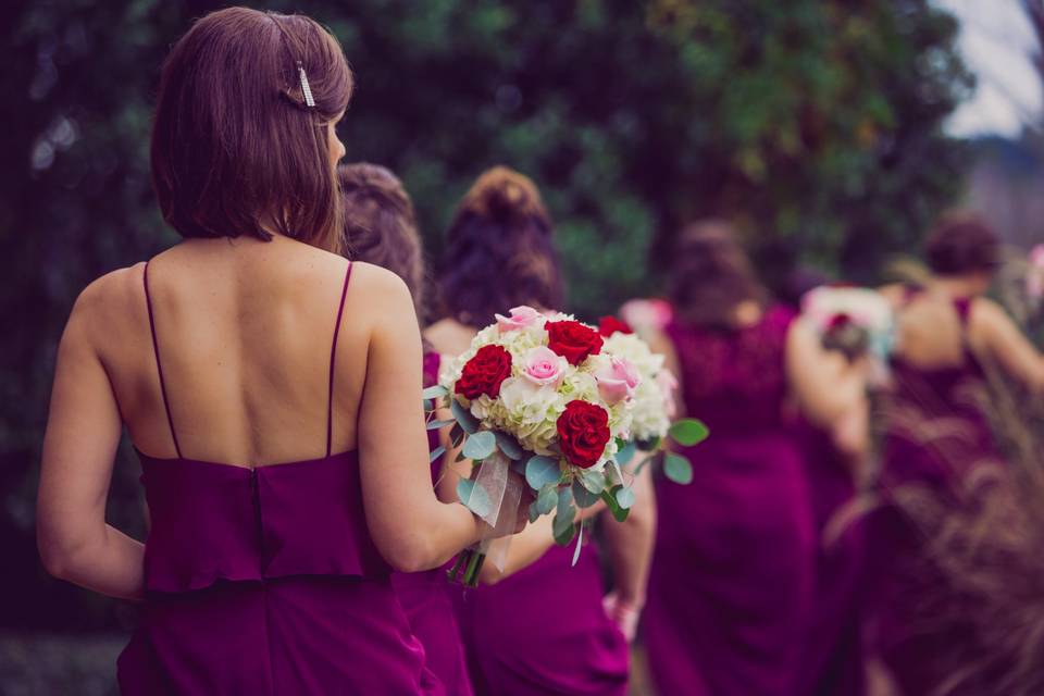 Bride in Garden