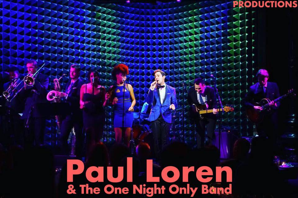 Paul loren & the one night only band - it doesn't get much classier! Have paul and his amazing band croon you and your guests into the night!