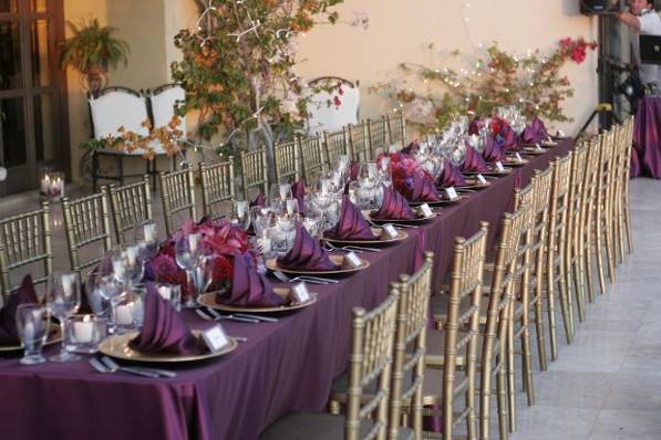 Wedding head table
