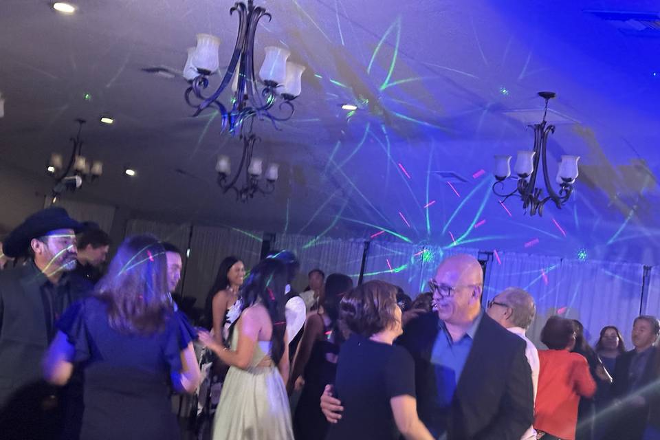 Dancing reception