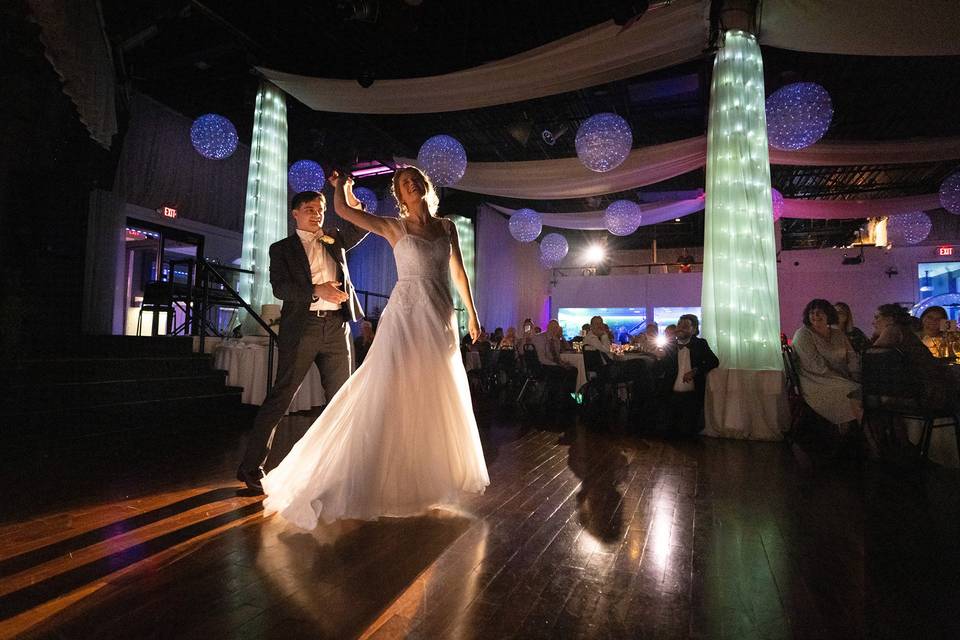 A ballroom dance