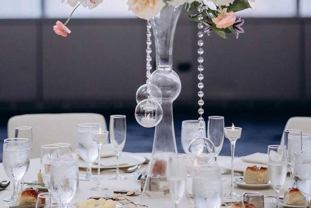 Tall Wedding Flower arragement