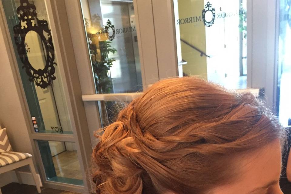 Twisted updo