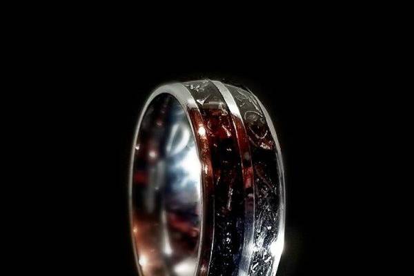 Dinosaur Fossil - Wedding Band