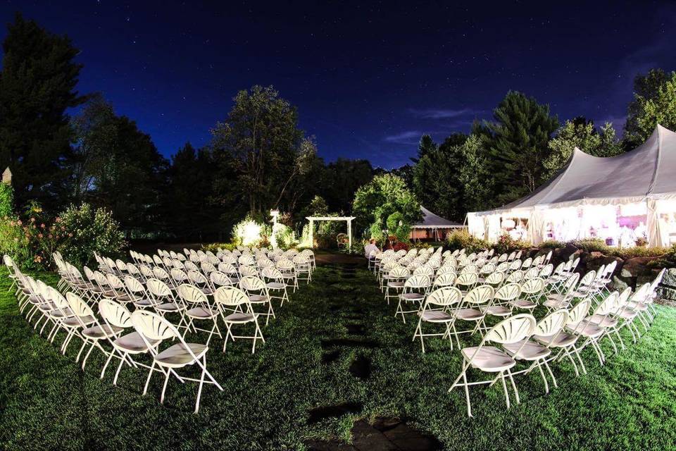 Ceremony setup