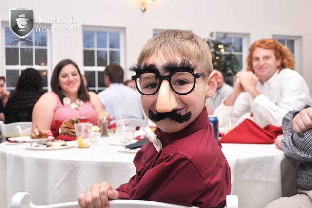 Kid at the wedding