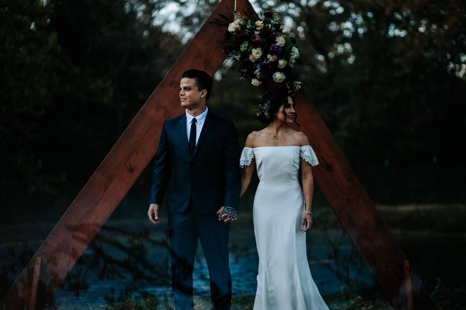 Couple holding hands - Derek Coffman Photography