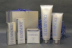 LUMINESCE™ Gift Box
Contains:
1 bottle of LUMINESCE™ cellular rejuvenation serum,
1 bottle of LUMINESCE™ daily moisturizing complex,
1 jar of LUMINESCE™ advanced night repair,
1 tube of LUMINESCE™ youth restoring cleanser,
1 tube of LUMINESCE™ essential body renewal.
$249.95 - Preferred Customer Price
$409.75 - Priced Individually Retail
Why pay Retail Prices when you can
save as a Preferred Customer?
Call for more information -
Lee Latin - 561.312.9477