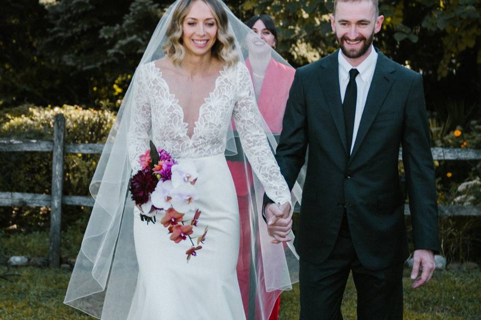 Bride and groom