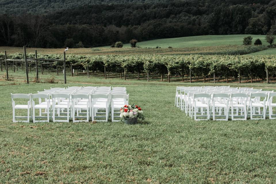 Wedding ceremony area 1