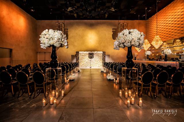 Candlelit aisle