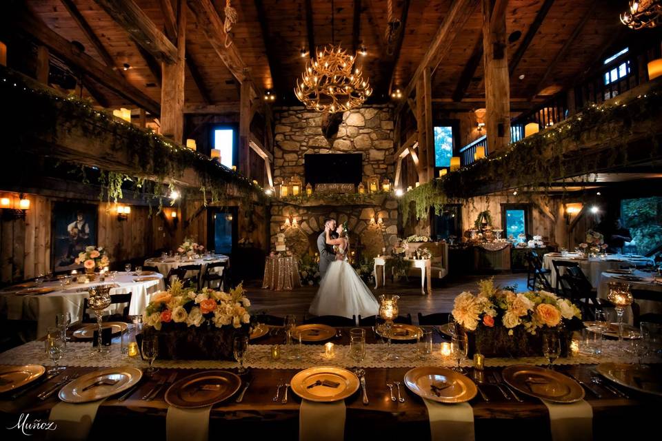 Beautiful wedding reception