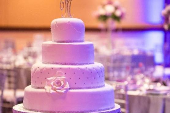 Award-winning wedding cake