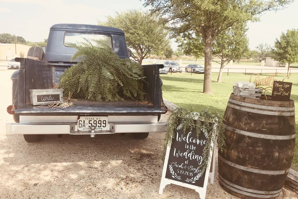 Wedding truck