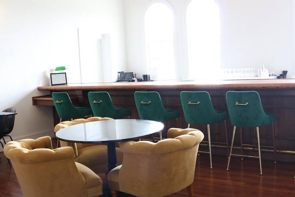 The bar next to the ballroom