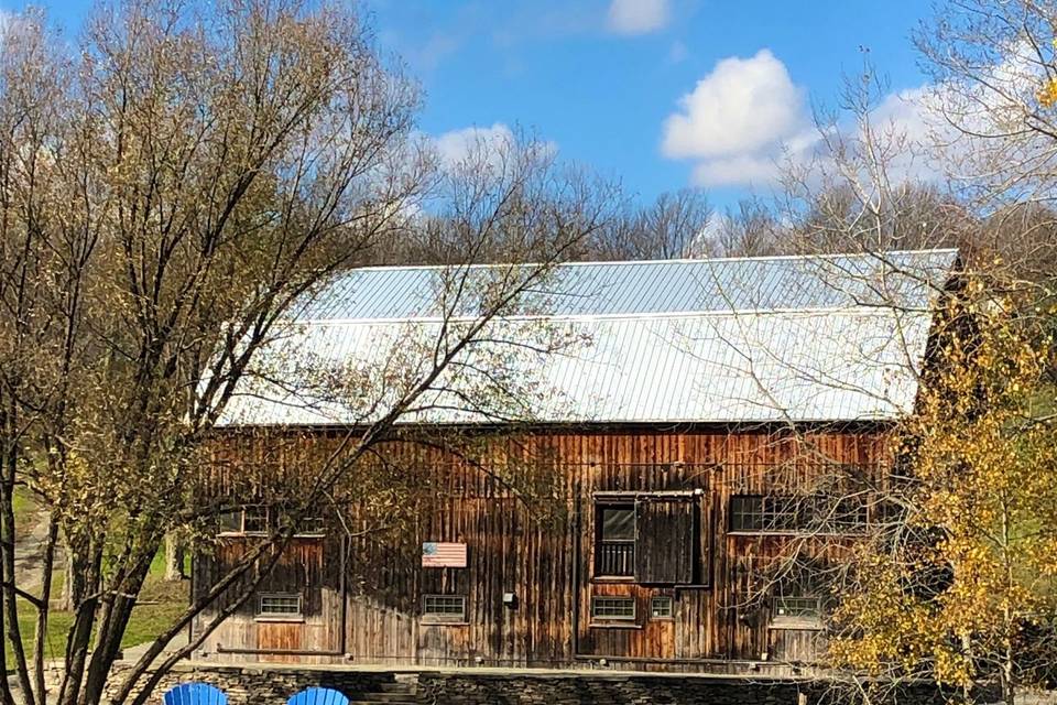 Back of barn