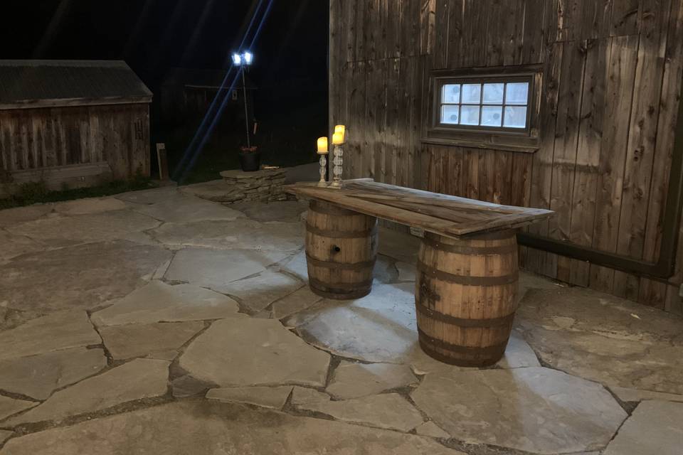 Rustic bar