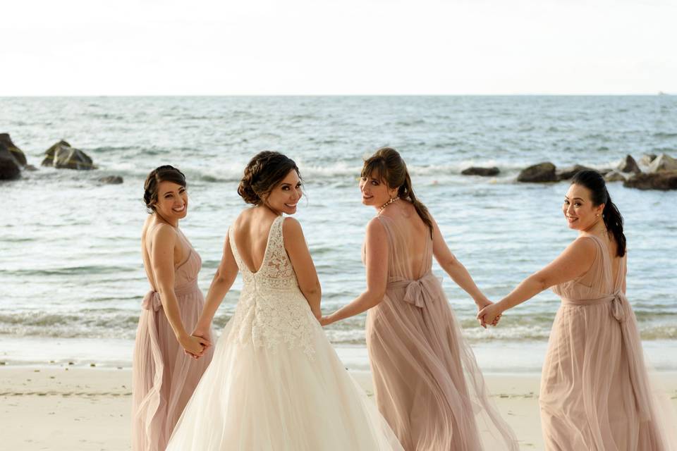 Beach Bridesmaids