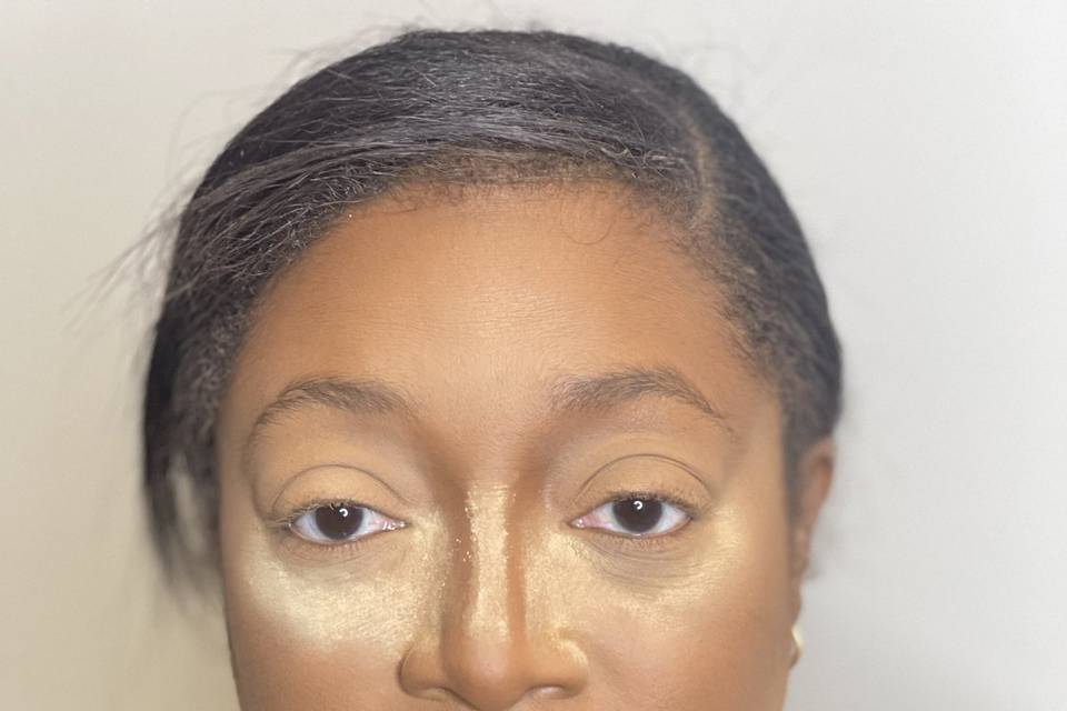 Bridal makeup trial