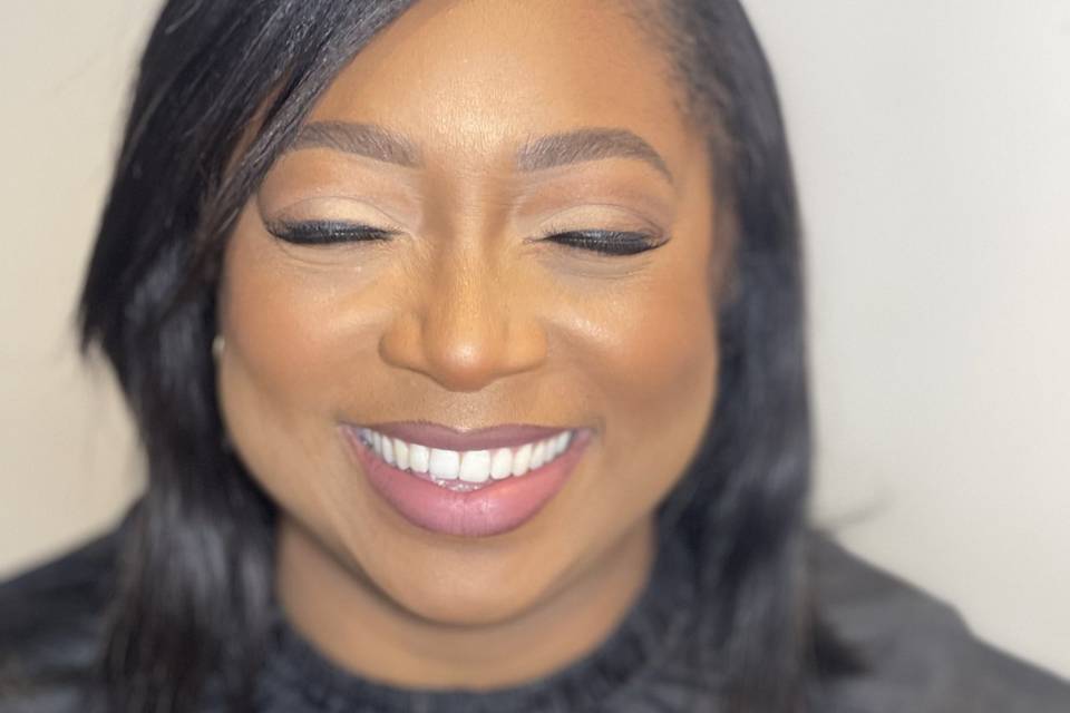 Bridal makeup trial