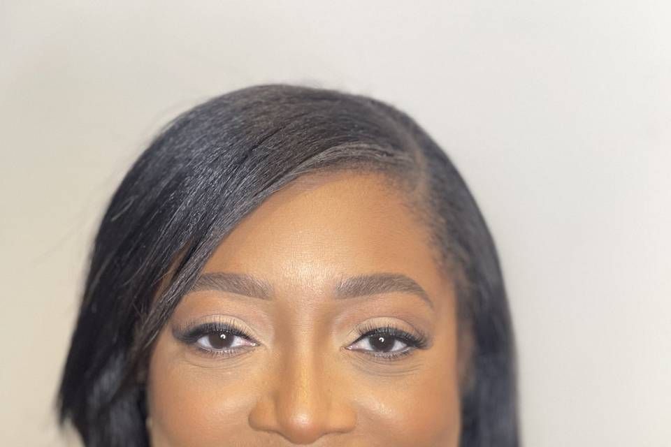 Bridal makeup trial