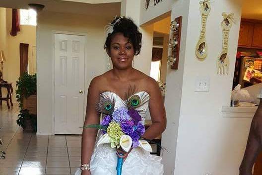 Bride and bridal party