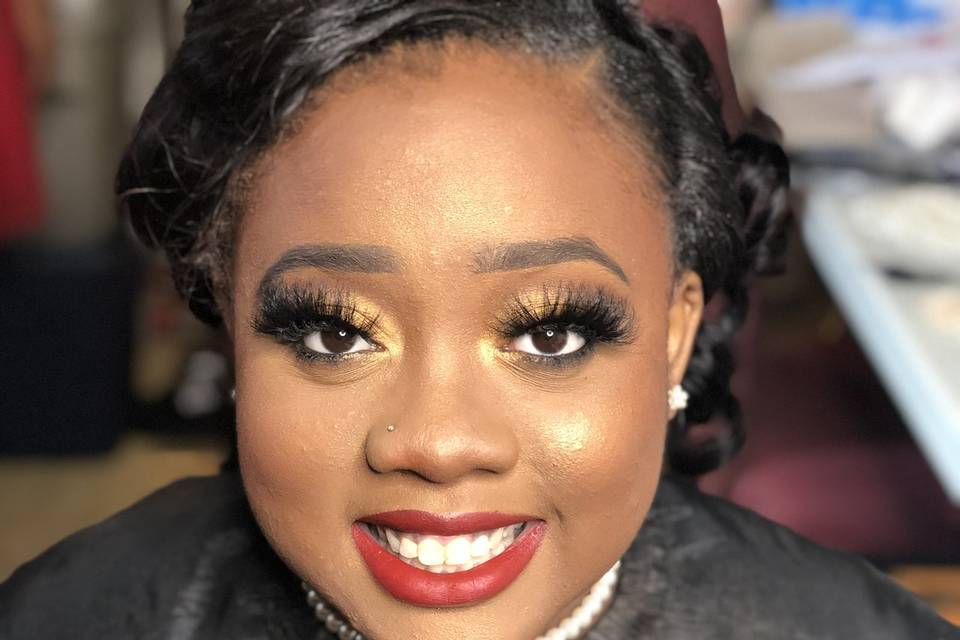 Bride makeup